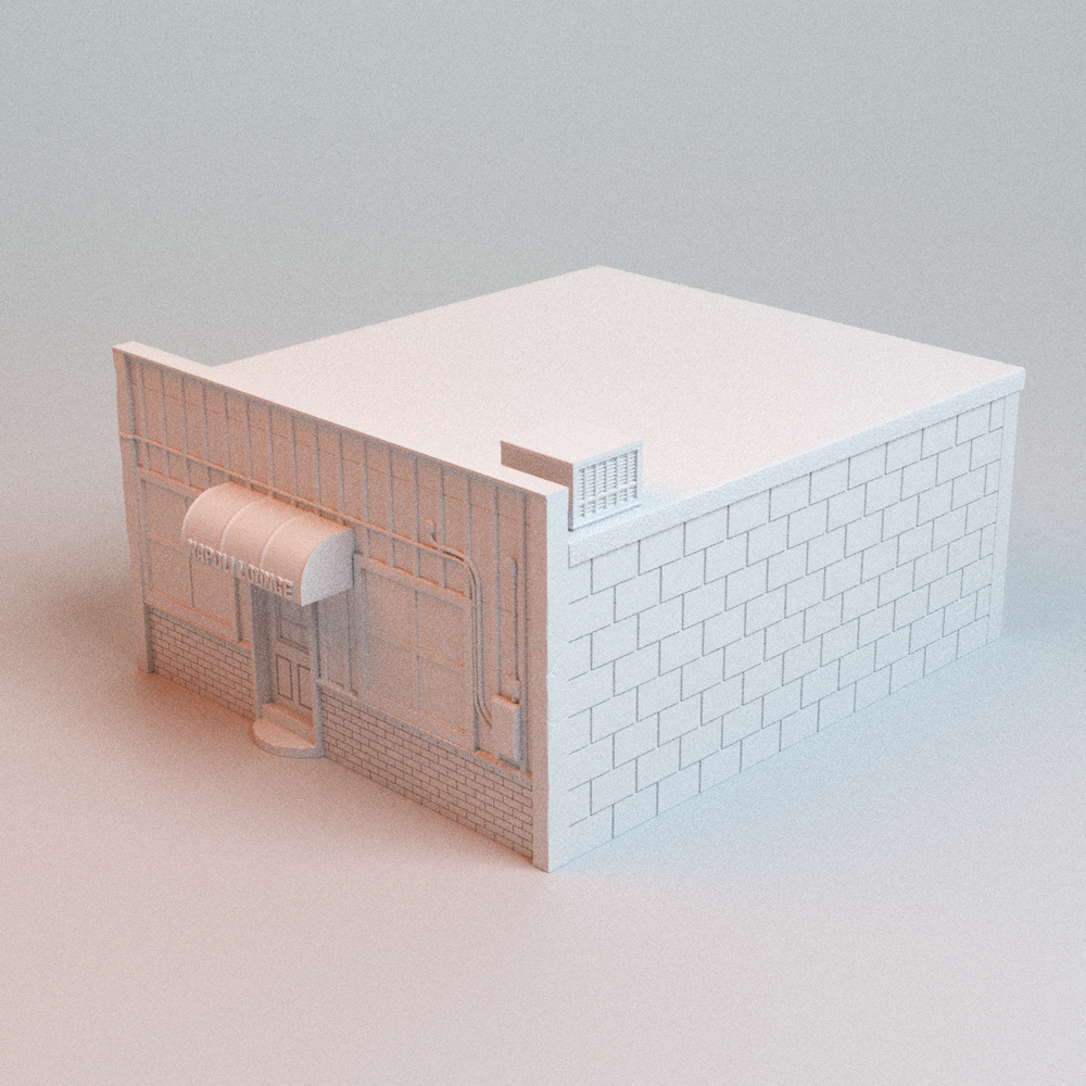 Corvus Games Terrain 3D printable Napoli Lounge Dive Bar for 32mm - 40mm super heroic scifi tabletop wargaming