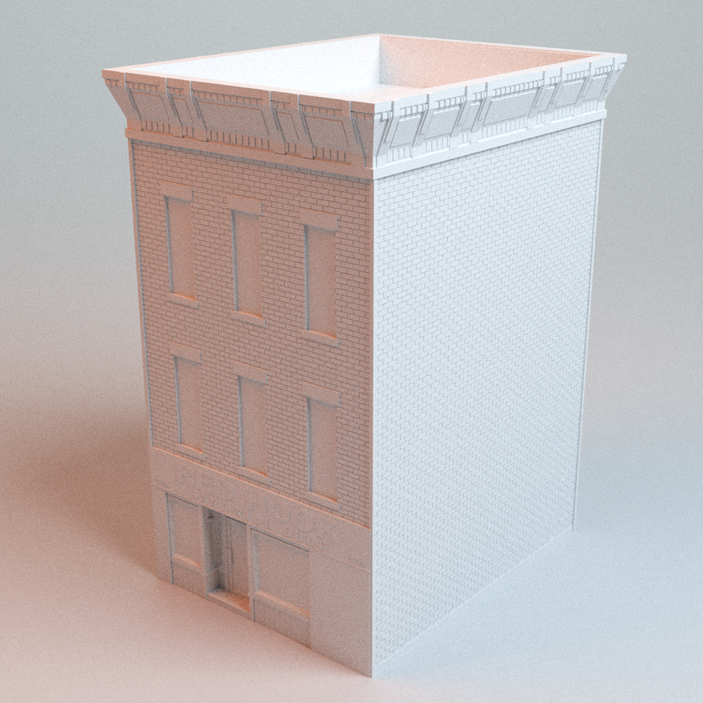 Corvus Games Terrain 3D printable Red Hook Sandwich Shop Deli for 32mm - 40mm super heroic scifi tabletop wargaming
