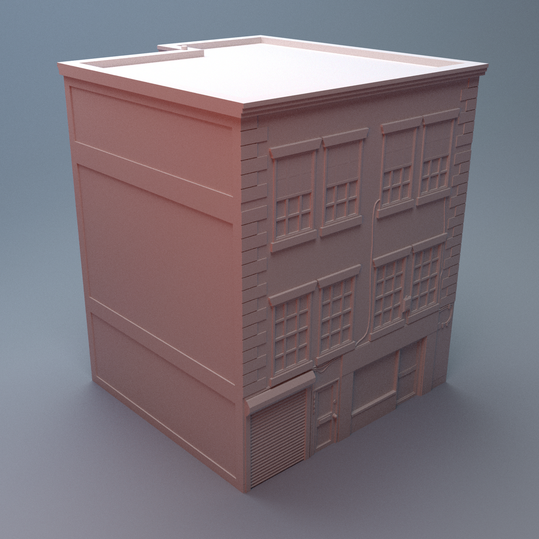Corvus Games Terrain 3D printable Urban Card Gaming FLGS Store Building for 28mm - 40mm urban tabletop wargaming