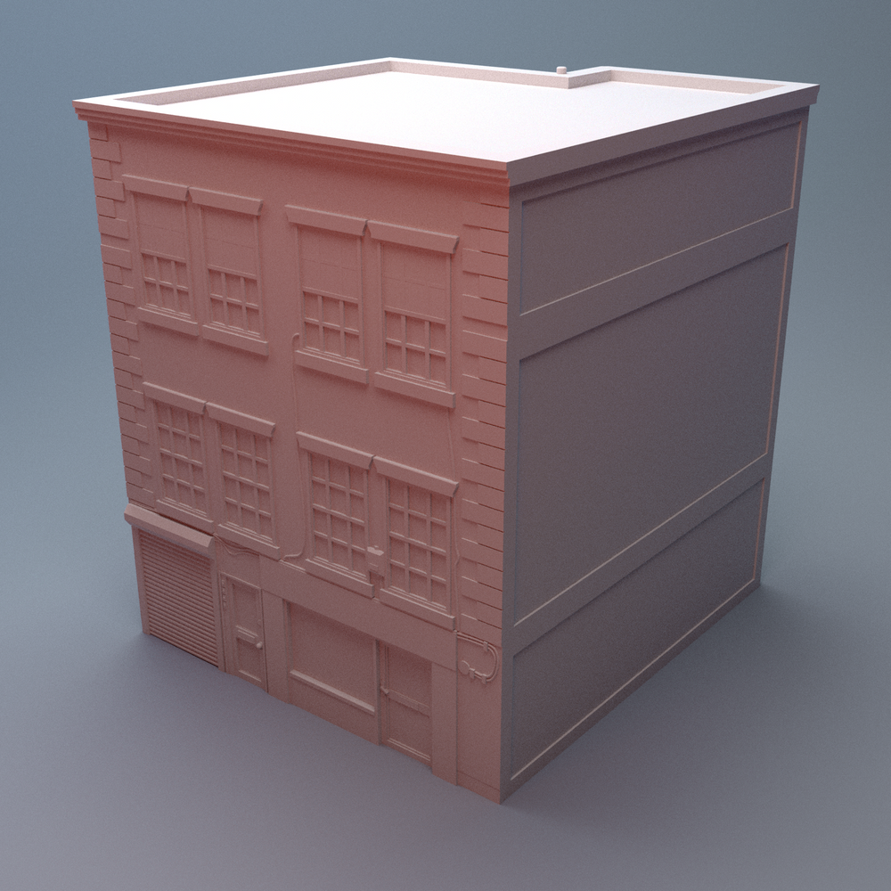 Corvus Games Terrain 3D printable Urban Card Gaming FLGS Store Building for 28mm - 40mm urban tabletop wargaming