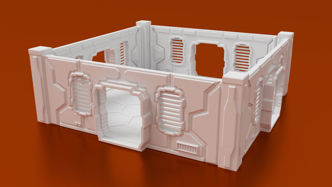 Corvus Games Terrain 3D printable Objective Room for Infinity the Game, Kill Team, Star Wars Legion, and Warhammer 40K