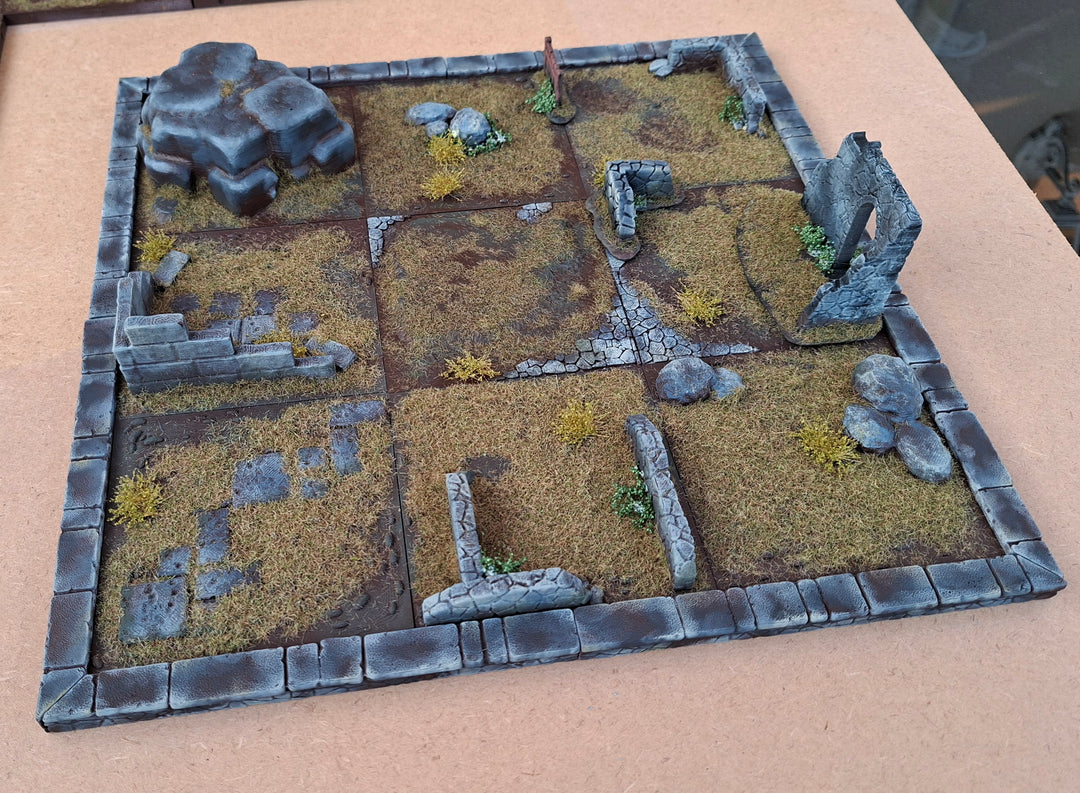 Fantasy Chivalric Clash Modular Tiles Digital STL 3D printable