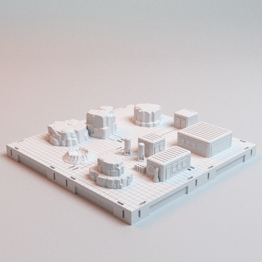 Corvus Games Terrain 3D printable 15mm smallscale Travel Planetfall Box for 10mm - 15mm scale scifi tabletop wargaming