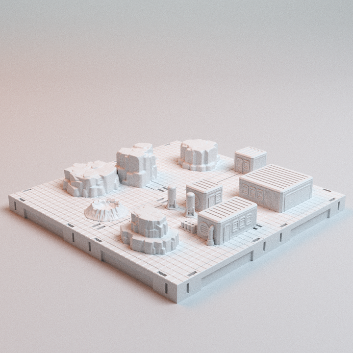 Corvus Games Terrain 3D printable 15mm smallscale Travel Planetfall Box for 10mm - 15mm scale scifi tabletop wargaming