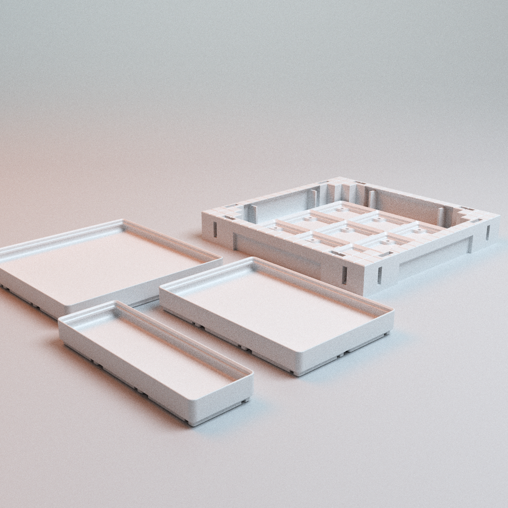 Corvus Games Terrain 3D printable 15mm smallscale Travel Planetfall Box for 10mm - 15mm scale scifi tabletop wargaming