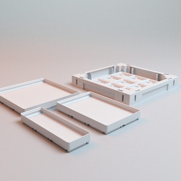 Corvus Games Terrain 3D printable 15mm smallscale Travel Planetfall Box for 10mm - 15mm scale scifi tabletop wargaming