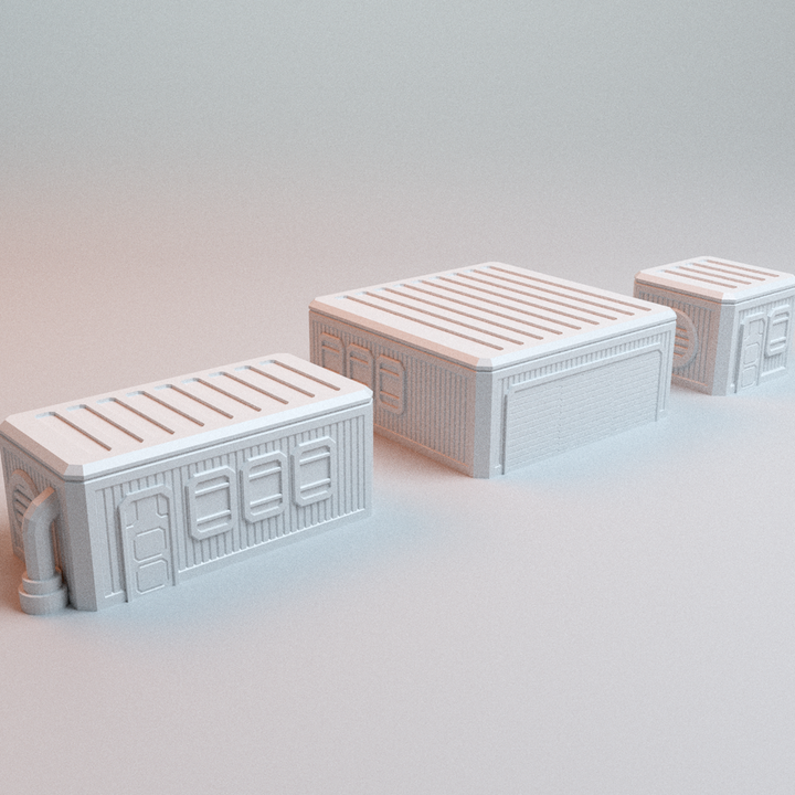 Corvus Games Terrain 3D printable 15mm smallscale Travel Planetfall Box for 10mm - 15mm scale scifi tabletop wargaming