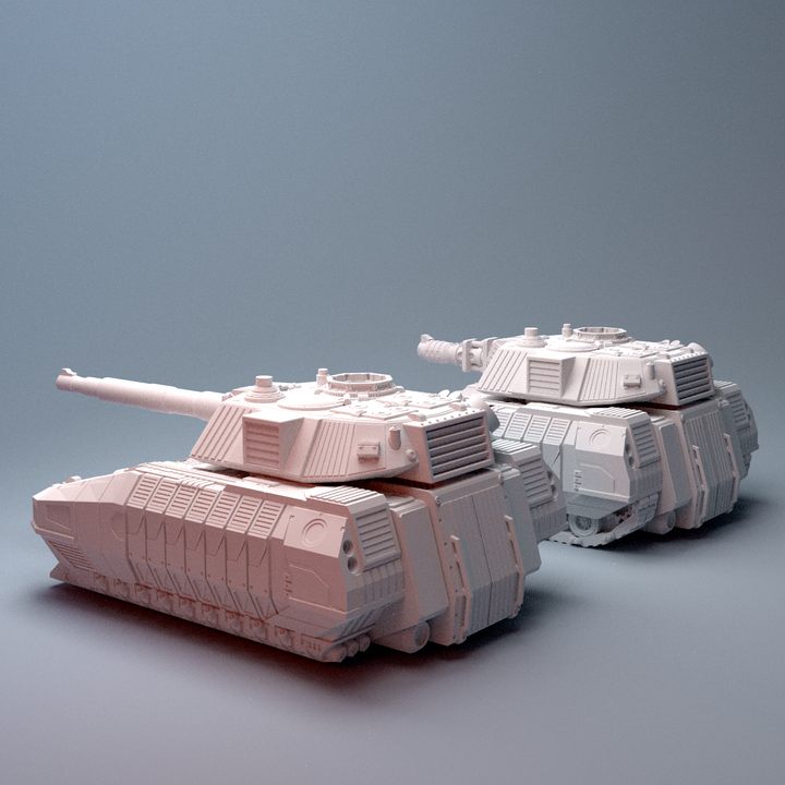 Corvus Games Terrain 3D printable FF75 Hussar Tank for 28mm - 40mm scifi tabletop wargaming