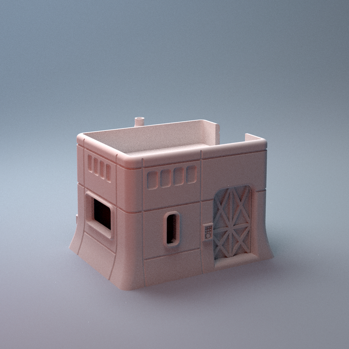 Corvus Games Terrain 3D printable Haarpan Plains Buildings Bundle for 28mm - 40mm scifi tabletop wargaming