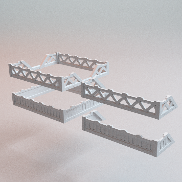 Corvus Games Terrain 3D printable Hopes Reach Core Set for 32mm - 35mm scifi grimdark tabletop wargaming