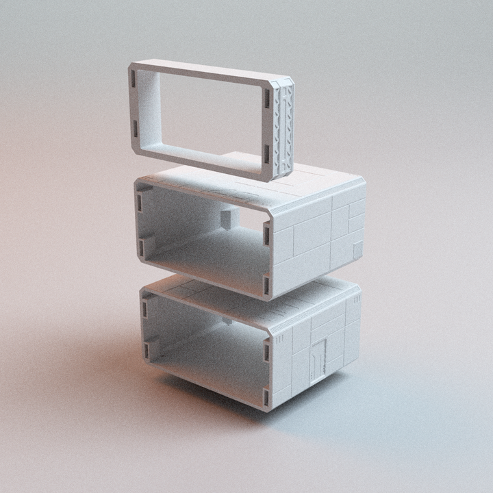 Corvus Games Terrain 3D printable Hopes Reach Core Set for 32mm - 35mm scifi grimdark tabletop wargaming