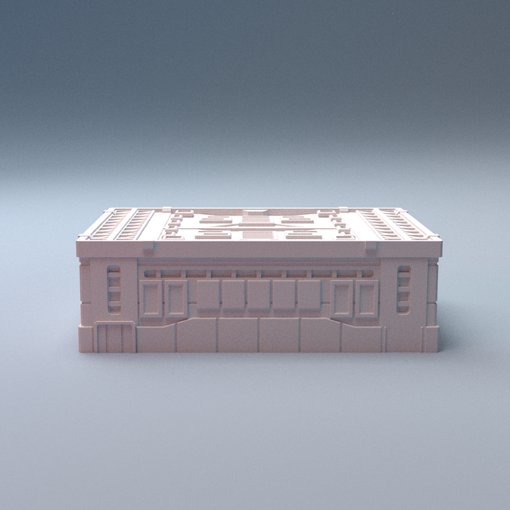 Corvus Games Terrain 3D printable Mecha City One Alpha Strike Buildings for 6mm scifi tabletop wargaming