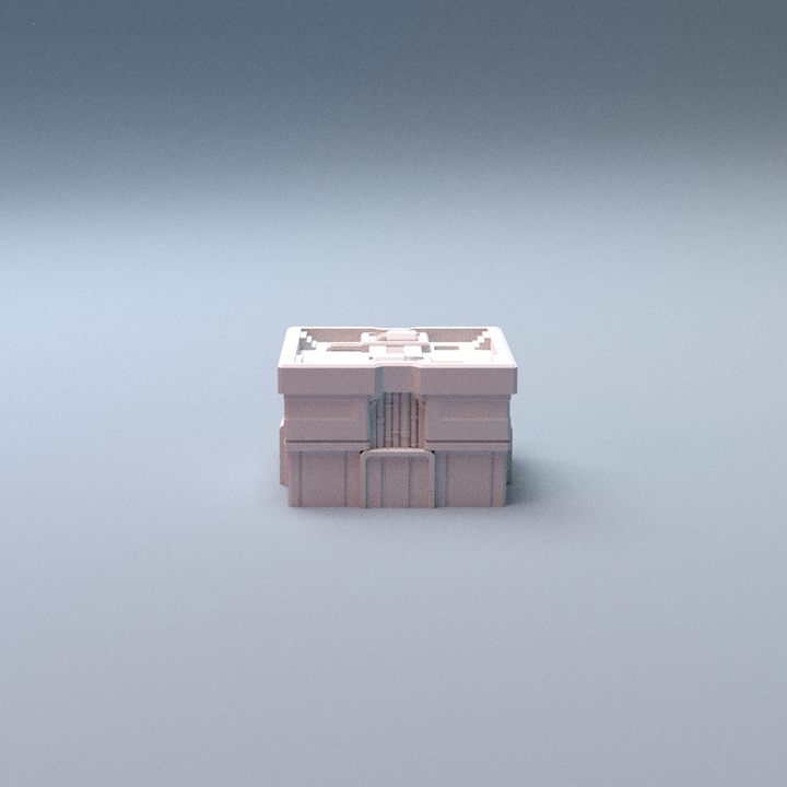 Corvus Games Terrain 3D printable Mecha City One Alpha Strike Buildings for 6mm scifi tabletop wargaming