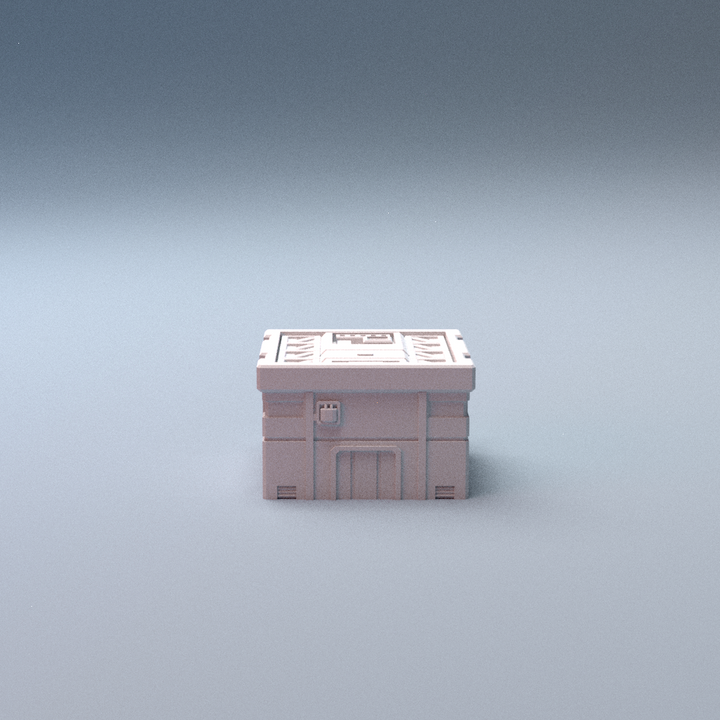 Corvus Games Terrain 3D printable Mecha City One Alpha Strike Buildings for 6mm scifi tabletop wargaming