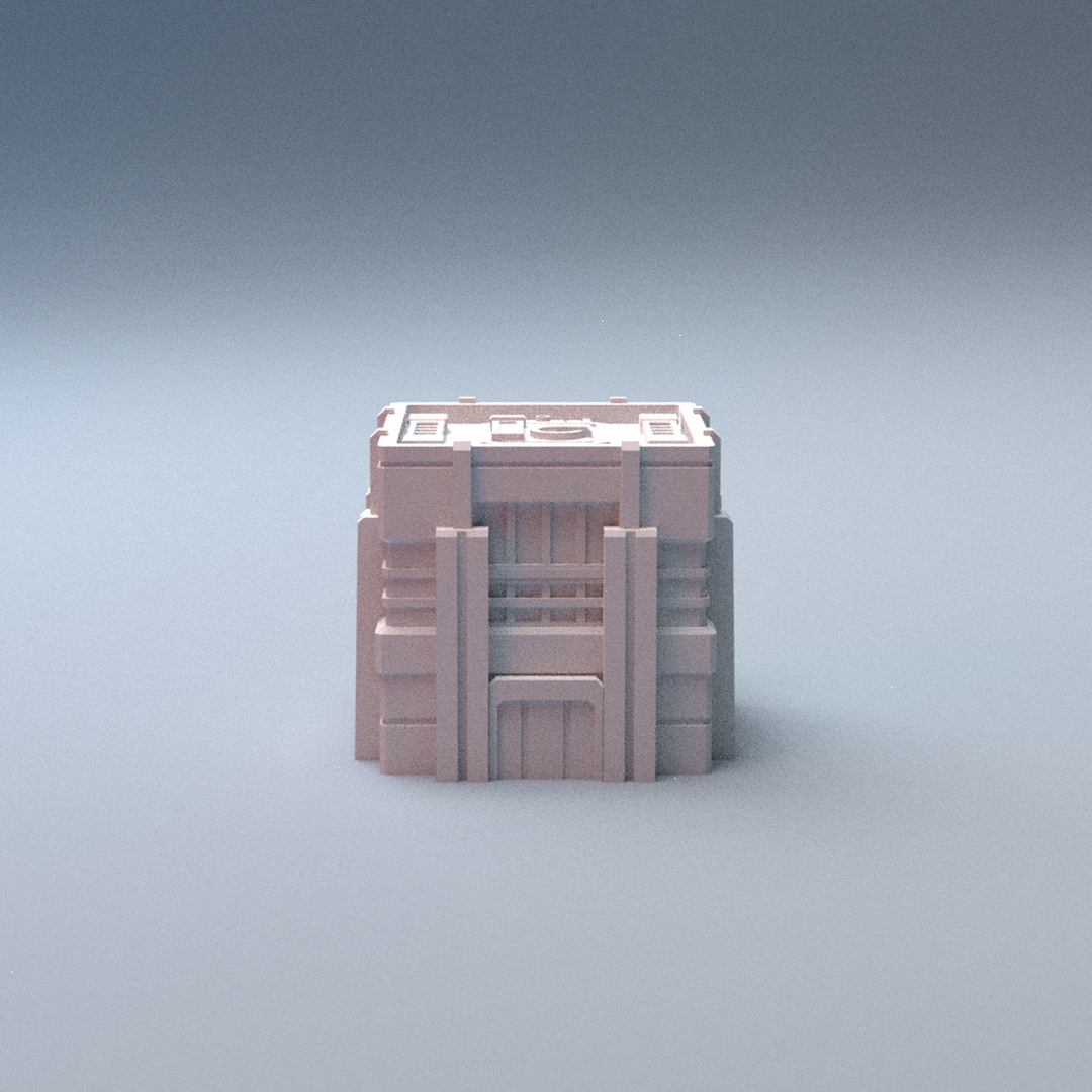 Corvus Games Terrain 3D printable Mecha City One Alpha Strike Buildings for 6mm scifi tabletop wargaming