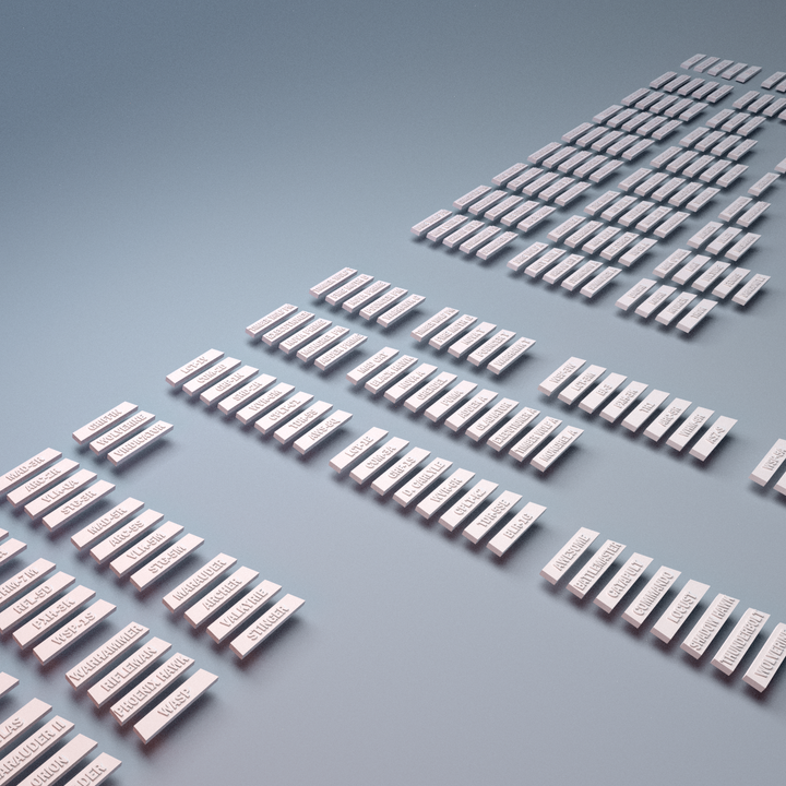 Corvus Games Terrain 3D printable Mecha City One Base Hexplates for 6mm scifi tabletop wargaming