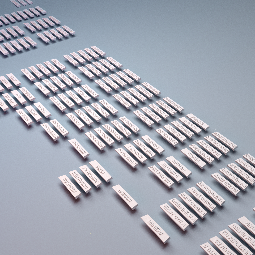 Corvus Games Terrain 3D printable Mecha City One Base Hexplates for 6mm scifi tabletop wargaming