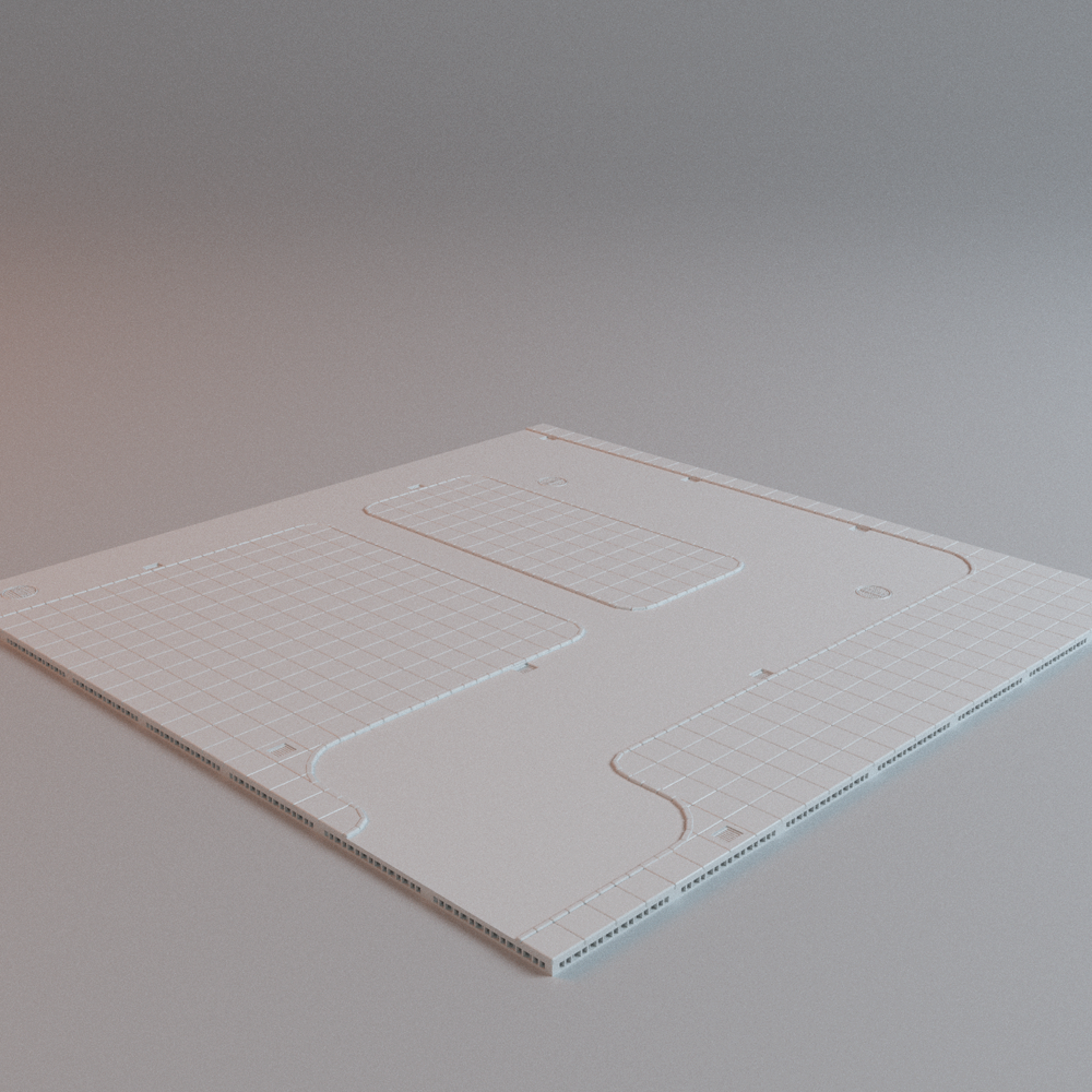 Corvus Games Terrain 3D printable Modular Road Tiles for 28mm - 32mm scale urban heroic tabletop wargamin