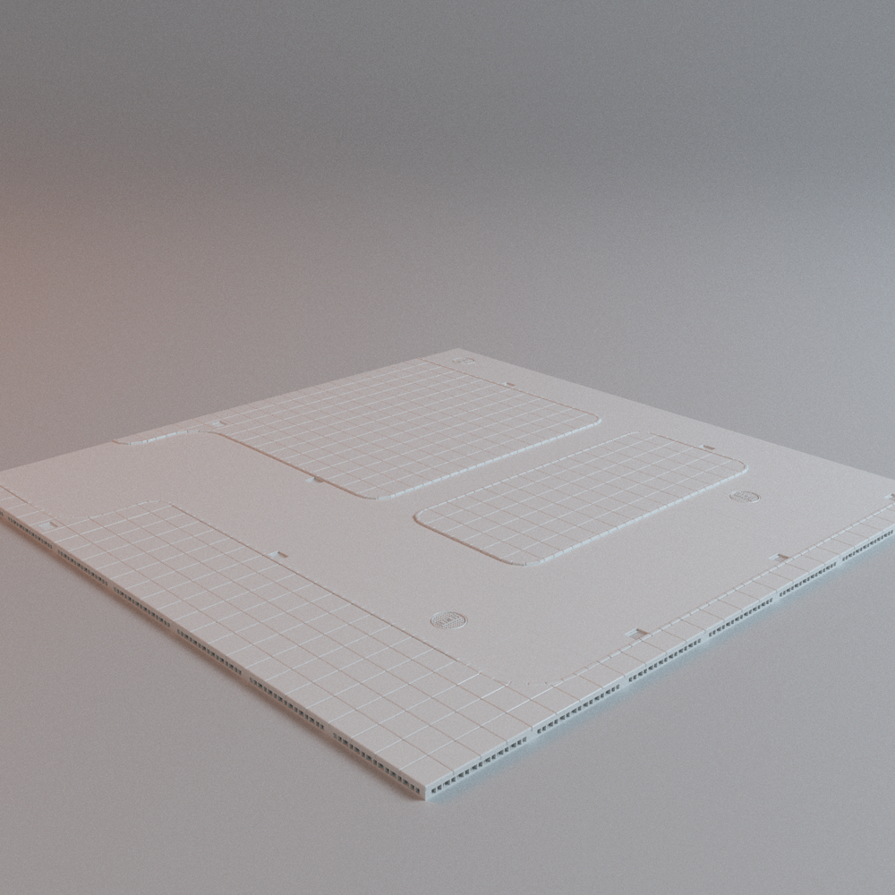 Corvus Games Terrain 3D printable Modular Road Tiles for 28mm - 32mm scale urban heroic tabletop wargamin
