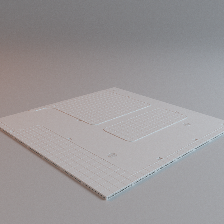 Corvus Games Terrain 3D printable Modular Road Tiles for 28mm - 32mm scale urban heroic tabletop wargamin