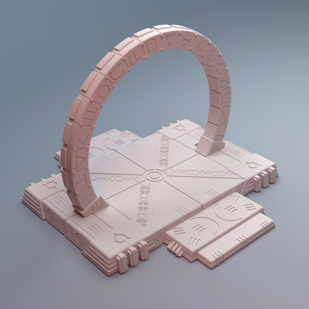 Corvus Games Terrain 3D printable NekroWorld terrain for 28mm - 40mm grimdark scifi tabletop wargaming