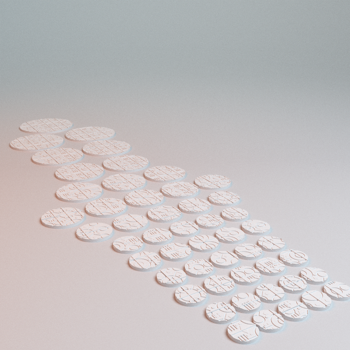 Corvus Games Terrain 3D printable NekroWorld miniatures bases for 28mm -  32mm scifi tabletop wargaming