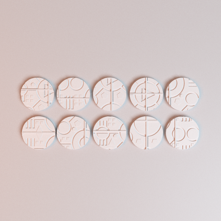 Corvus Games Terrain 3D printable NekroWorld miniatures bases for 28mm -  32mm scifi tabletop wargaming