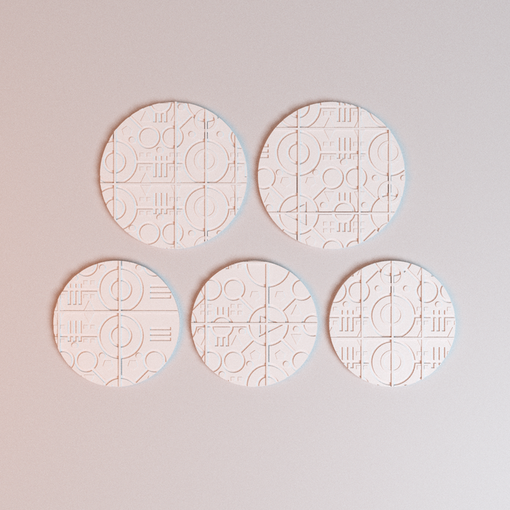 Corvus Games Terrain 3D printable NekroWorld miniatures bases for 28mm -  32mm scifi tabletop wargaming
