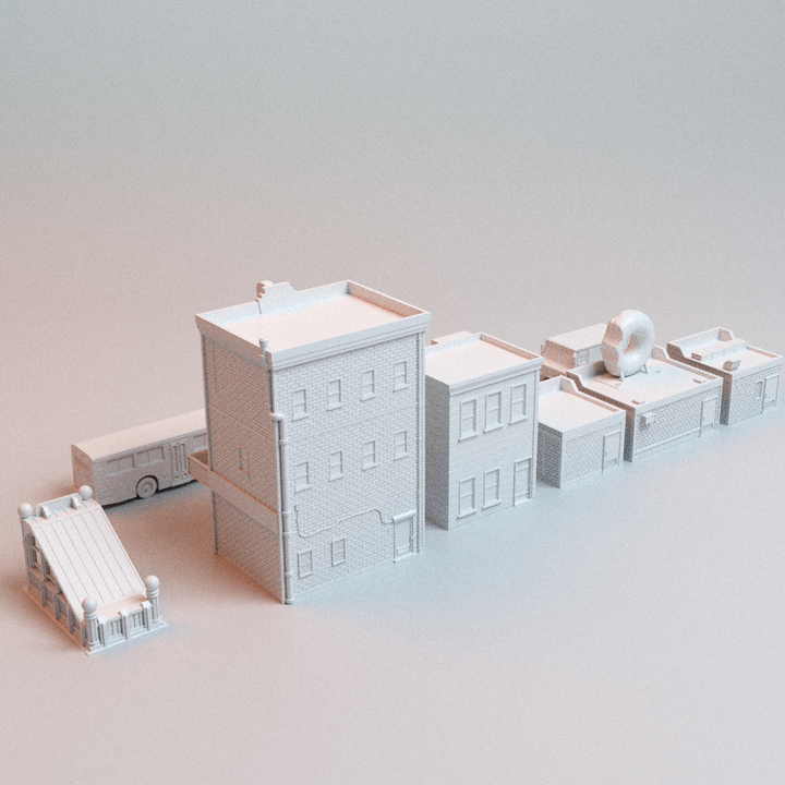 Corvus Games Terrain 3D printable Playon Protocol Bundle for 32mm - 40mm super heroic scifi tabletop wargaming