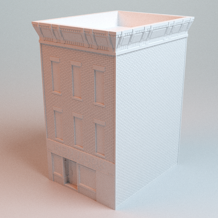Corvus Games Terrain 3D printable Red Hook Sandwich Shop Deli for 32mm - 40mm super heroic scifi tabletop wargaming
