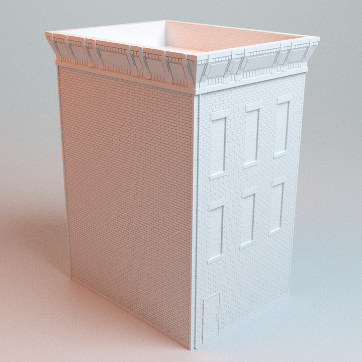 Corvus Games Terrain 3D printable Red Hook Sandwich Shop Deli for 32mm - 40mm super heroic scifi tabletop wargaming