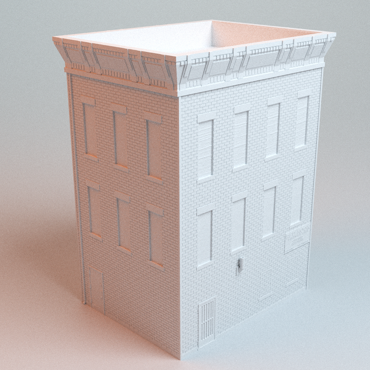 Corvus Games Terrain 3D printable Red Hook Sandwich Shop Deli for 32mm - 40mm super heroic scifi tabletop wargaming