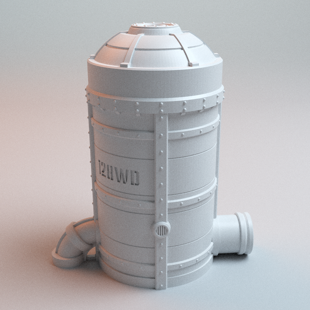 Corvus Games Terrain 3D printable UnderNidus Trainyard for 28mm - 32mm grimdark scifi tabletop wargaming