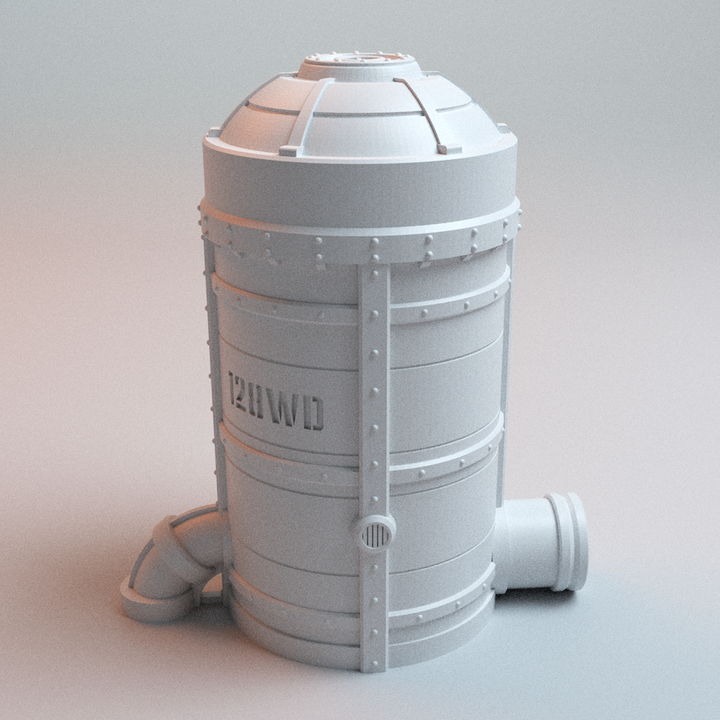 Corvus Games Terrain 3D printable UnderNidus Trainyard for 28mm - 32mm grimdark scifi tabletop wargaming