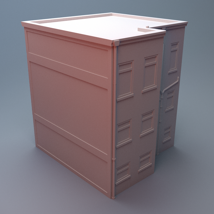 Corvus Games Terrain 3D printable Urban Card Gaming FLGS Store Building for 28mm - 40mm urban tabletop wargaming