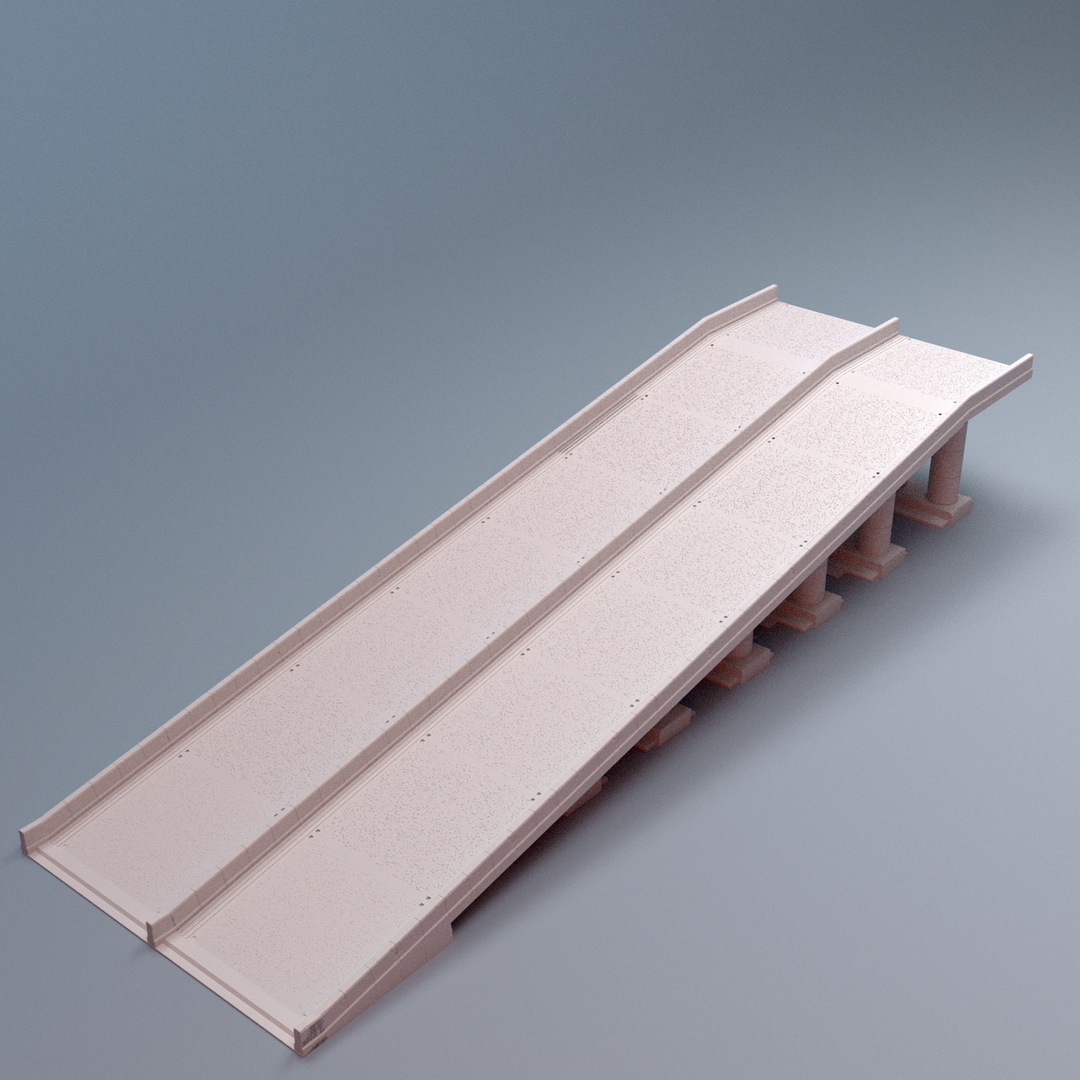 Corvus Games Terrain 3D printable Urban Highway terrain for 28mm - 40mm modern heroic tabletop wargaming