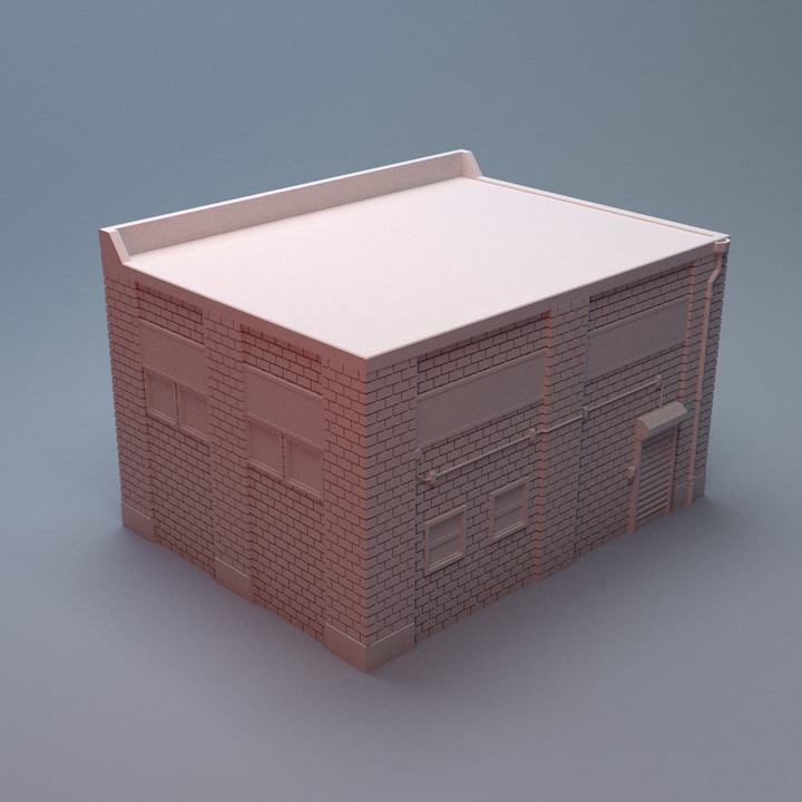 Corvus Games Terrain 3D printable Urban Newsstand Subway Entrance Building for 28mm - 40mm urban tabletop wargaming
