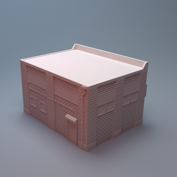 Corvus Games Terrain 3D printable Urban Newsstand Subway Entrance Building for 28mm - 40mm urban tabletop wargaming