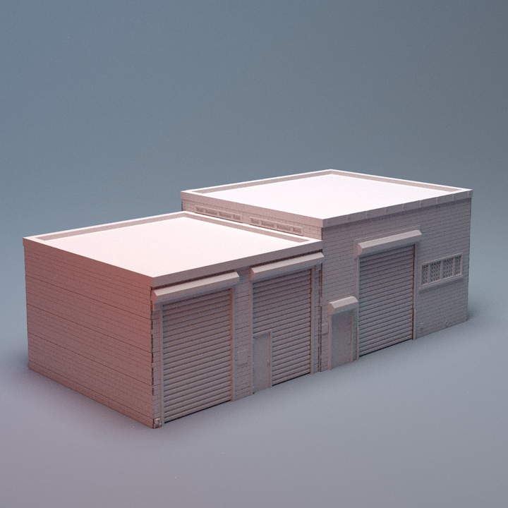 Corvus Games Terrain 3D printable Phase 8 Bundle for 28mm - 32mm scale urban heroic tabletop wargaming