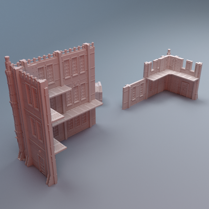 Corvus Games Terrain 3D printable WTC Grimdark Tertius for 28mm - 32mm scifi tabletop tournament wargaming