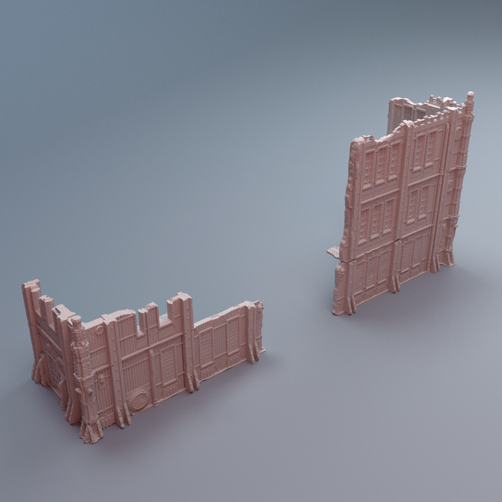 Corvus Games Terrain 3D printable WTC Grimdark Tertius for 28mm - 32mm scifi tabletop tournament wargaming