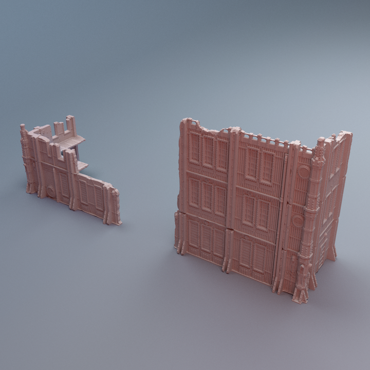 Corvus Games Terrain 3D printable WTC Grimdark Tertius for 28mm - 32mm scifi tabletop tournament wargaming