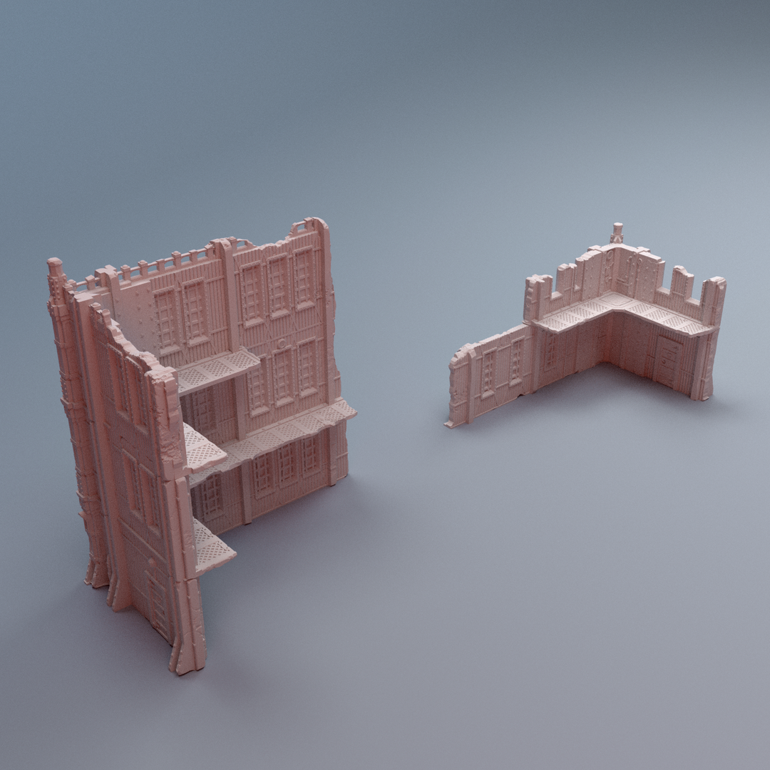Corvus Games Terrain 3D printable WTC Grimdark Tertius for 28mm - 32mm scifi tabletop tournament wargaming
