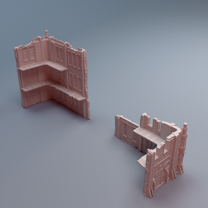 Corvus Games Terrain 3D printable WTC Grimdark Tertius for 28mm - 32mm scifi tabletop tournament wargaming