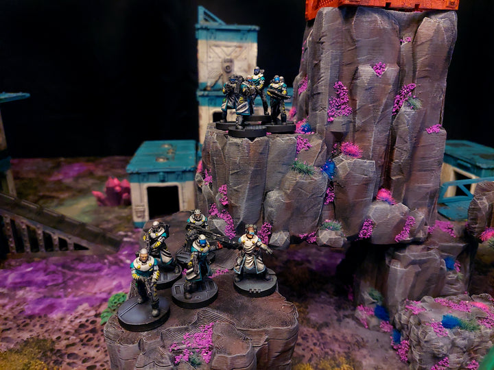  Corvus Games Terrain 3D printable Rock Cubes for 28mm - 40mm scifi tabletop wargaming