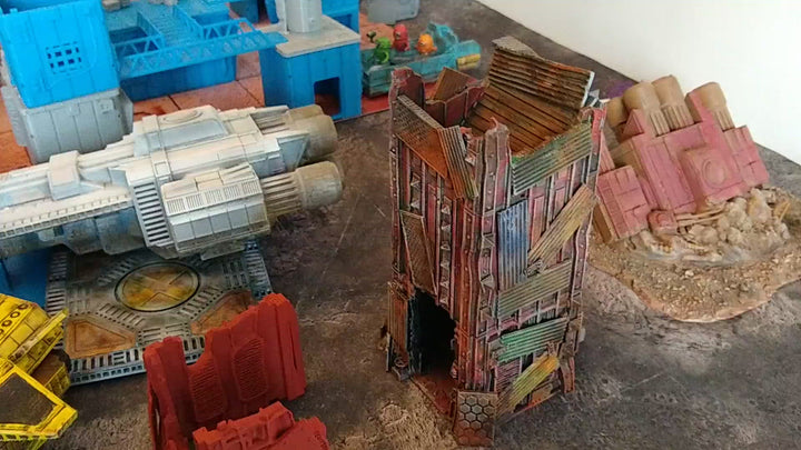Junktown Ruins Dice Tower Digital STL 3D printable