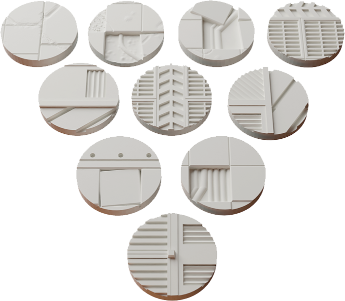 Corvus Games Terrain 3D printable miniatures bases for Star Wars Legion, Necromunda, 40K, Marvel Crisis Protocol and Stargrave
