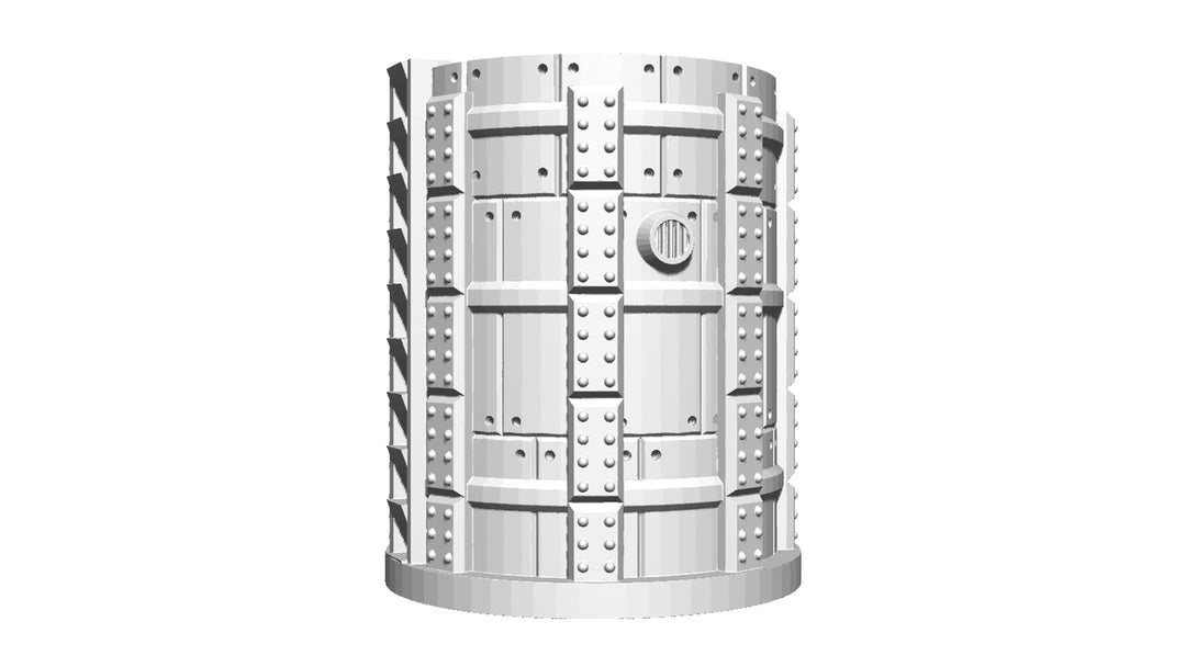 Corvus Games Terrain 3D printable Industrial Chemzone modular scenery for grim dark, scifi and galactic battles themed 28mm - 34mm tabletop wargames
