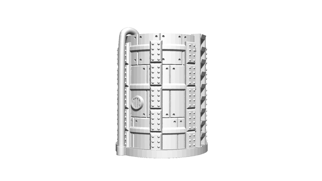 Corvus Games Terrain 3D printable Industrial Chemzone modular scenery for grim dark, scifi and galactic battles themed 28mm - 34mm tabletop wargames