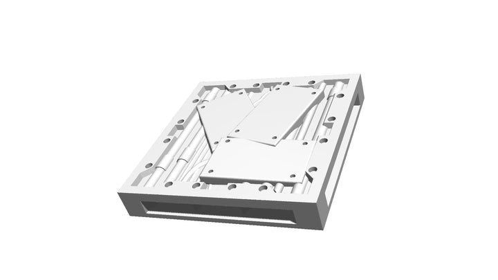 Corvus Games Terrain 3D printable Industrial Chemzone modular scenery for grim dark, scifi and galactic battles themed 28mm - 34mm tabletop wargames